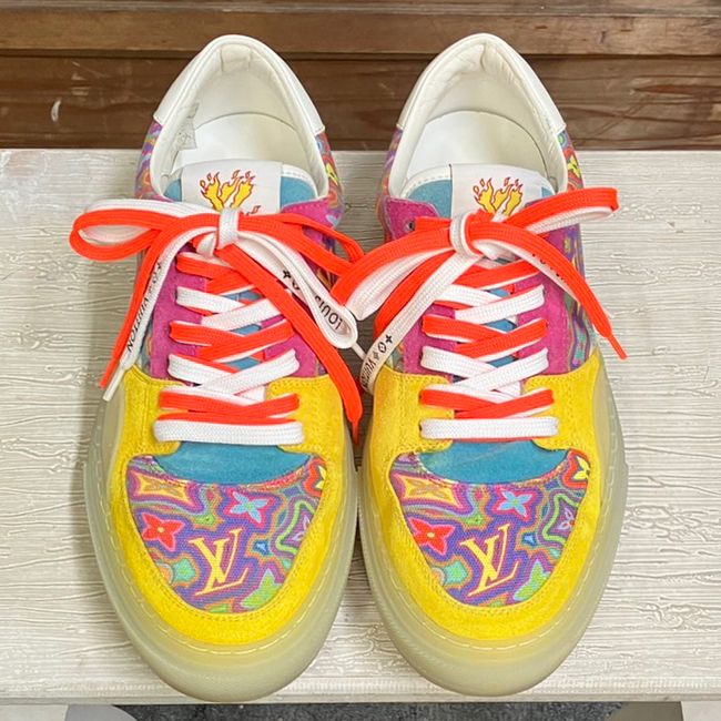 シャネル］ホワイト＆ブラックスニーカーのクリーニング » ルタクト le